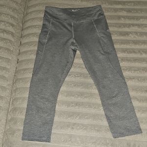 Forever 21 Mid-calf Gray Leggings